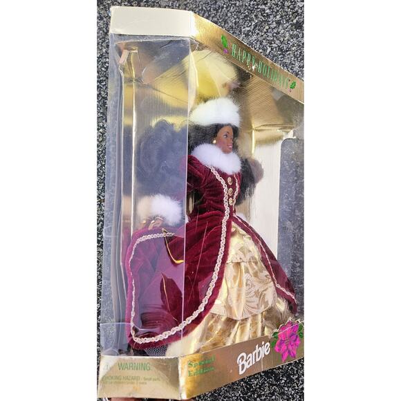 1996 Holiday Barbie Special Edition African American Mattel #15647 NEW IN BOX - Picture 4 of 8